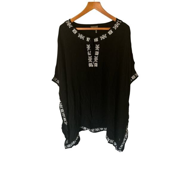 Vince Camuto Kaftan Black Size 1x - Picture 2 of 6